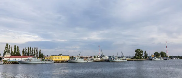 在 Swinemuende，波兰海洋港口 — 图库照片