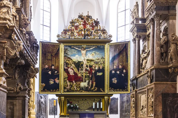 Stadskyrkan St. Peter och Paul. Weimar, Thüringen — Stockfoto