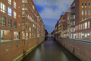Hamburg famous Speicherstadt