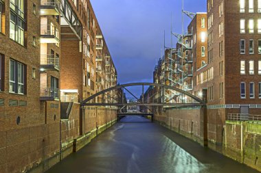 Hamburg famous Speicherstadt