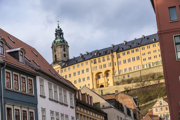 Blick auf die Altstadt von Rudolstein in Thüringen — Stockfoto
