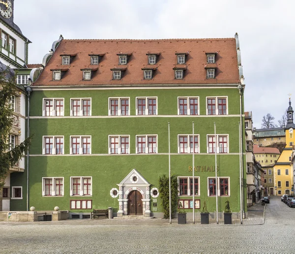 Vue sur la vieille ville de Rudolstein en Thuringe — Photo