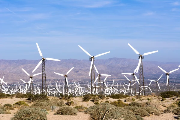 Windmills in Palm Springs — Stock Photo, Image