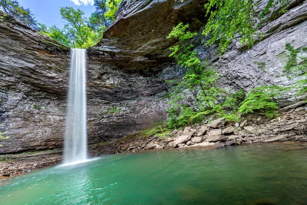 Belles Chutes Ozone Dans Comté Cumberland Tennessee Est Trou Natation — Photo