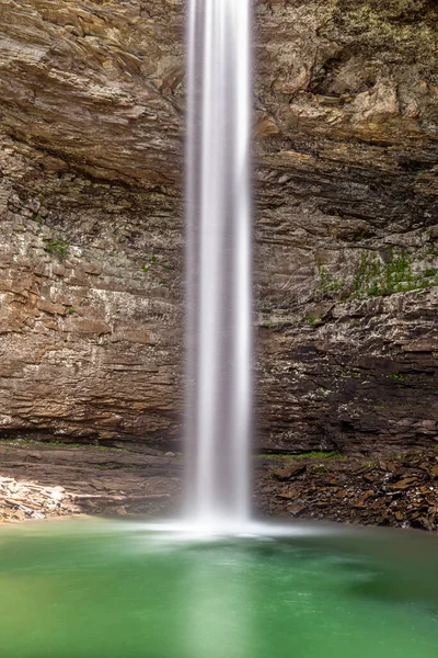 Beautiful Ozone Falls Cumberland County Tennessee Refrescante Hoyo Natación Con —  Fotos de Stock