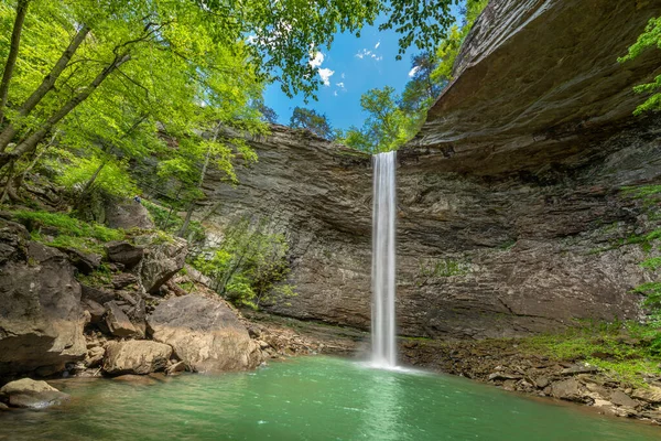 Belles Chutes Ozone Dans Comté Cumberland Tennessee Est Merveilleux Trou — Photo