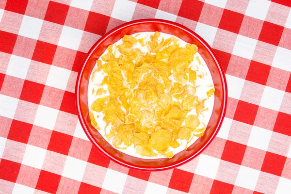 Ciotola di cornflakes — Foto Stock