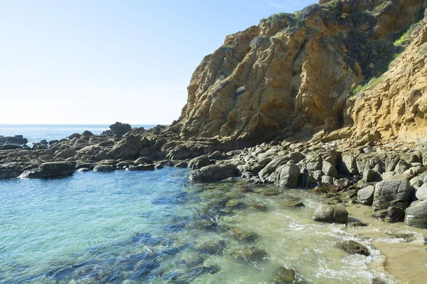 Secluded beach cove — Stock Photo, Image