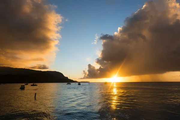 Tramonto hawaiano — Foto Stock