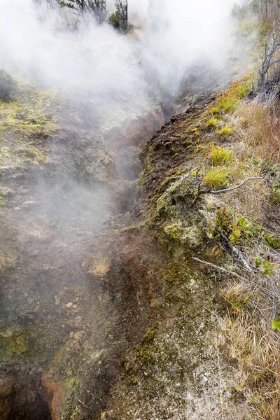 Ventilateurs de vapeur volcaniques — Photo