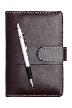 deri defter ve kalem