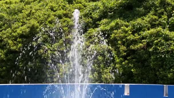 Motion fountain water — Stock Video