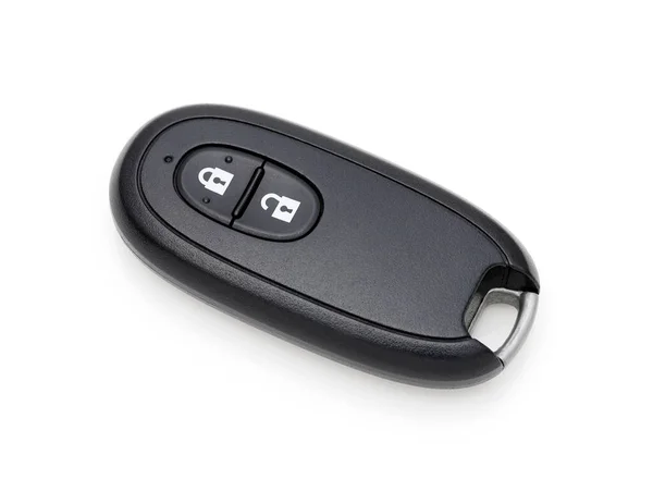 Car Vehicle Modern Black Key Remote Control Have Front Button — Stock Photo, Image