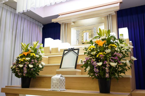 Pequena Casa Funerária Estilo Japonês — Fotografia de Stock