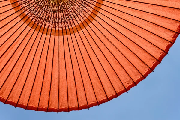 Guarda-chuva vermelho japonês — Fotografia de Stock