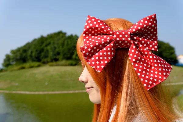 KAGAWA, JAPAN - September 28: Japanese anime character cosplay pose in Anime Event in Kagawa 2014 on Sept 28, 2014 at Reoma World Park, Marugame, Kagawa, Japan — Stock Photo, Image