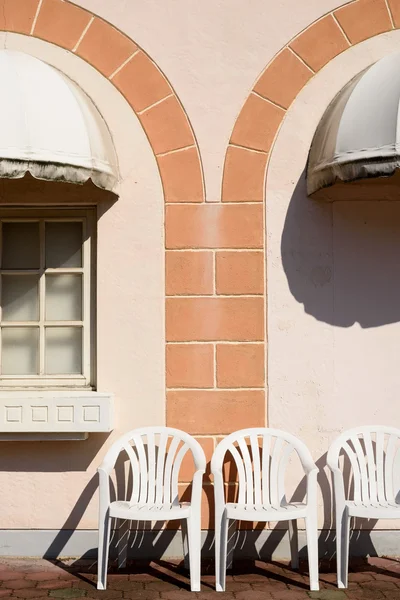 White chairs — Stock Photo, Image