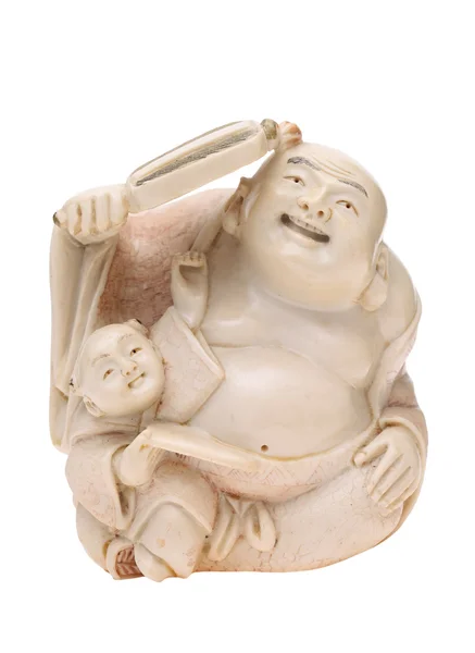 Statuette du dieu japonais Hotei — Photo