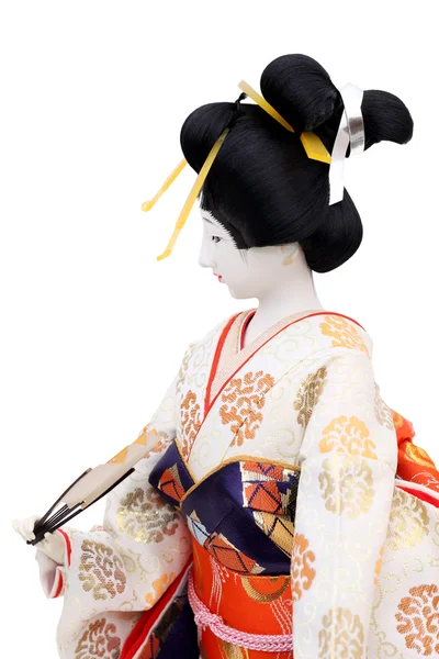 Poupée traditionnelle geisha japonaise — Photo