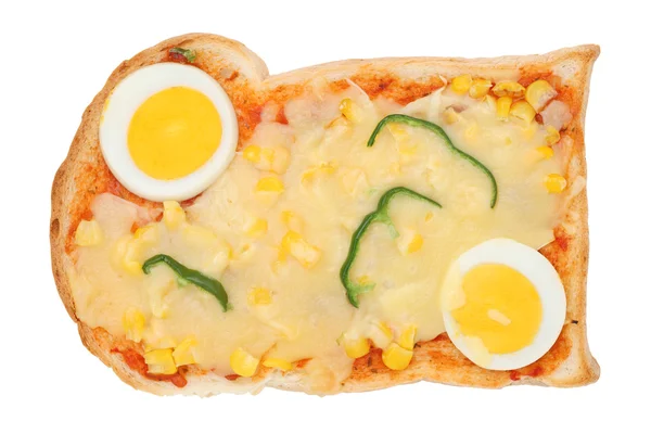 Geroosterde pizza brood — Stockfoto