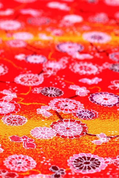 Japanese pattern of kimono fabric — Stock Photo, Image