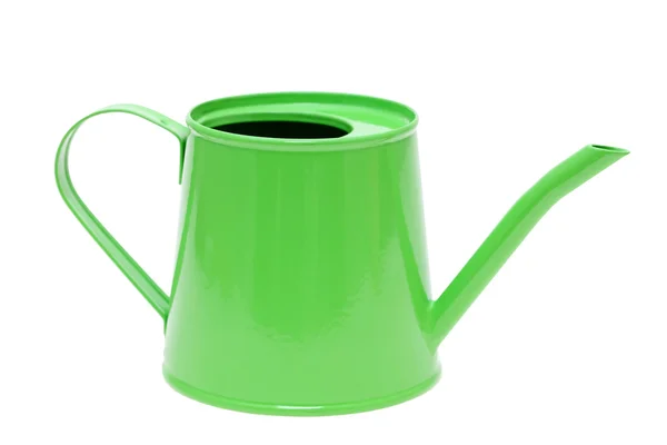 Green watering can — Stock Photo, Image