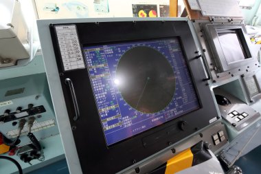 Japon savaş gemisi, radar ekranı