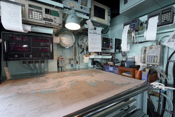 Inside of warship — Stock Photo, Image