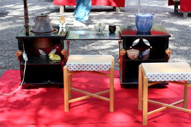 Japanese green tea ceremony