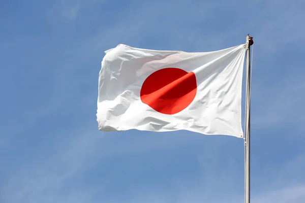 Japanska flaggan — Stockfoto