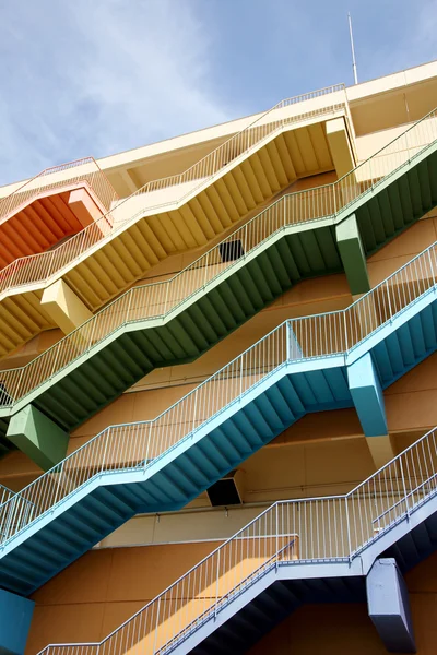 Fire escape stairs — Stock Photo, Image