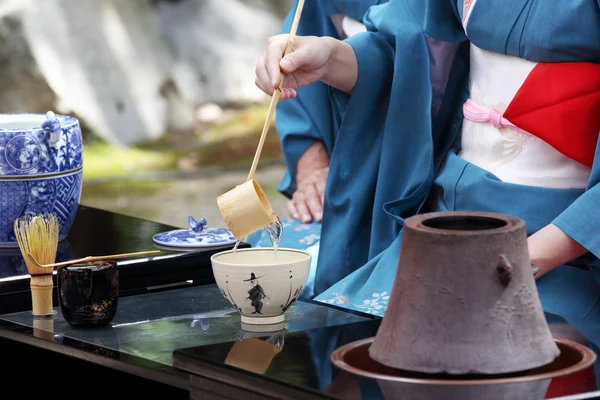 Cérémonie japonaise du thé vert — Photo
