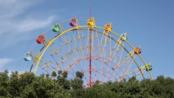 Ferris wheel — Stock Video