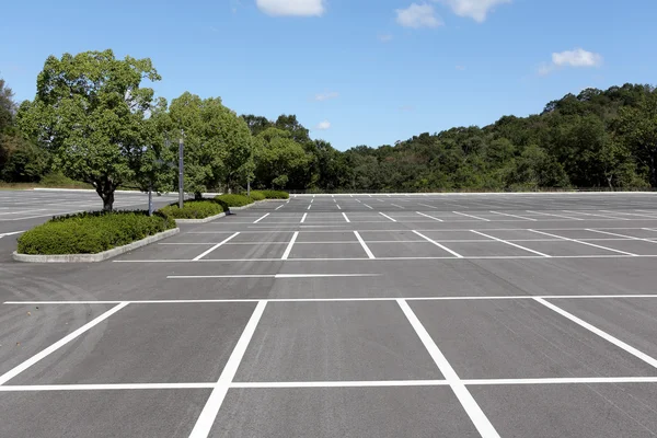 Empty car parking lot — Stock Photo, Image