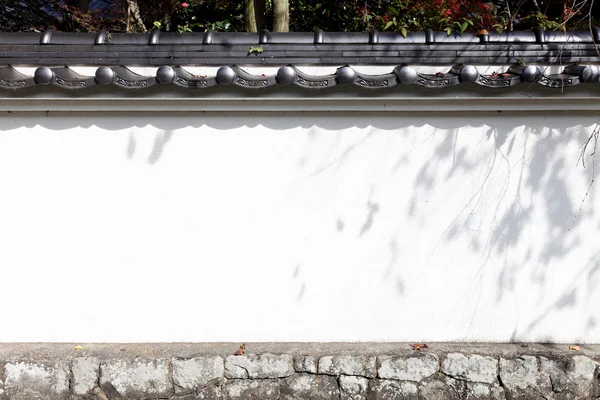 Japońska biała ściana — Zdjęcie stockowe