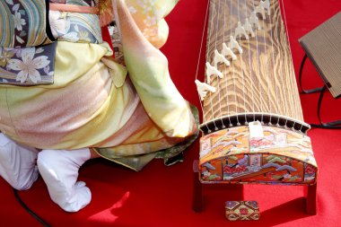 Japanese traditional instrument clipart