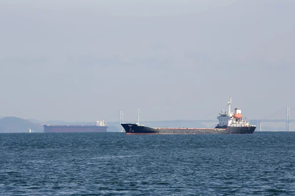 Grande navio de carga — Fotografia de Stock