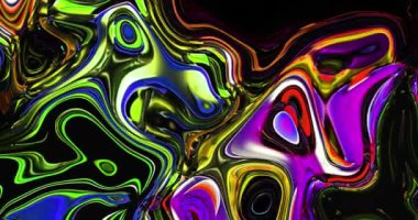Soyut renkli animasyon. Çok renkli sıvı arkaplan. Güzel eğimli doku, soyut çok renkli arkaplan, Hareket grafiği