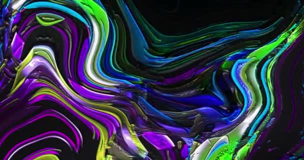 Animação Colorida Abstrata Fundo Líquido Multicolor Textura Gradiente Bonita Movendo — Vídeo de Stock