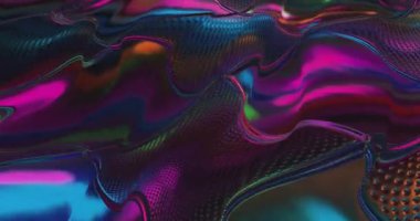 Soyut renkli animasyon. Çok renkli sıvı arkaplan. Güzel eğimli doku, soyut çok renkli arkaplan, Hareket grafiği