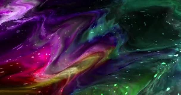 Abstract Colorful Animation Multicolor Liquid Background Beautiful Gradient Texture Moving — Stock Video