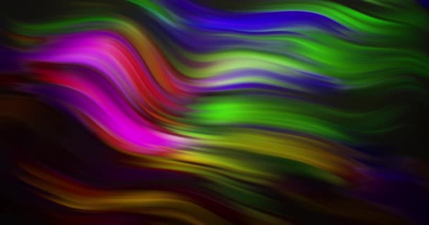 Animación Colorida Abstracta Fondo Líquido Multicolor Textura Gradiente Hermosa Fondo — Vídeo de stock