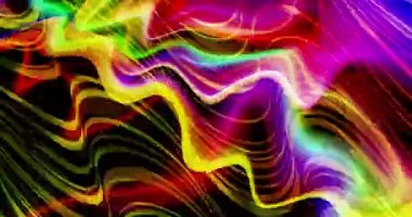 Soyut renkli animasyon. Çok renkli sıvı arkaplan. Güzel eğimli doku, soyut çok renkli arkaplan, Hareket grafiği