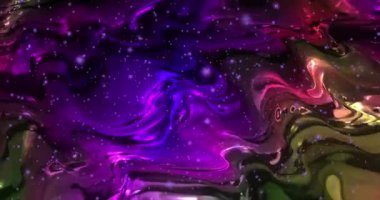 Soyut renkli animasyon. Çok renkli sıvı arkaplan. Güzel eğimli doku, soyut çok renkli arkaplan, Hareket grafiği