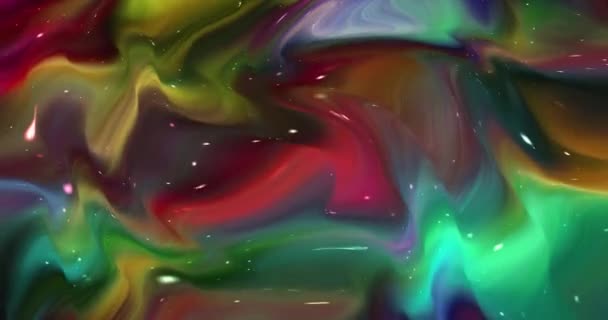 Animação Colorida Abstrata Fundo Líquido Multicolor Textura Gradiente Bonita Movendo — Vídeo de Stock