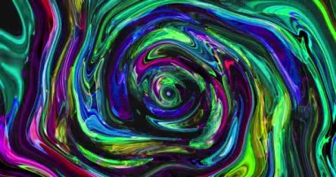 Soyut renkli animasyon. Çok renkli sıvı arkaplan. Güzel eğimli doku, soyut çok renkli arkaplan, Hareket grafiği