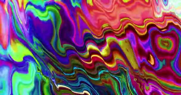 Abstrakte Bunte Animation Multicolor Flüssigen Hintergrund Schöne Farbverlauf Textur Verschieben — Stockvideo