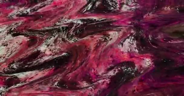 Animação Colorida Abstrata Fundo Líquido Multicolor Textura Gradiente Bonita Movendo — Vídeo de Stock