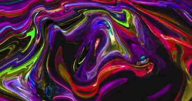 Soyut renkli animasyon. Çok renkli arka plan. Soyut çok renkli arkaplan taşınıyor