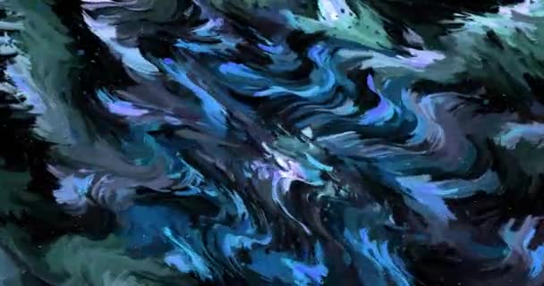 Абстрактная Цветная Анимация — стоковое видео